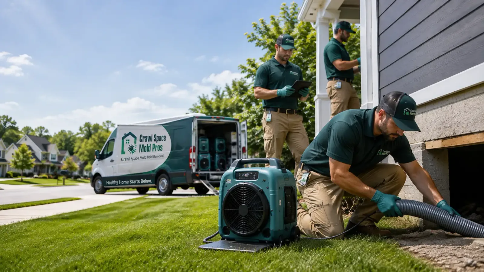 Crawl Space Mold Removal in Whittemore, MI